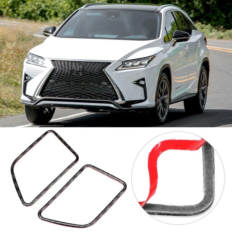 Carbon Fiber Car Air Condition Vent Panel Decoration Fit for