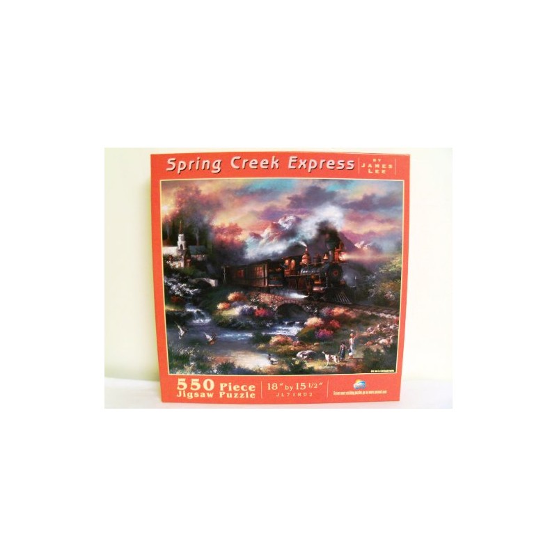 SunsOut 550 Piece Puzzle "Spring Creek Express"