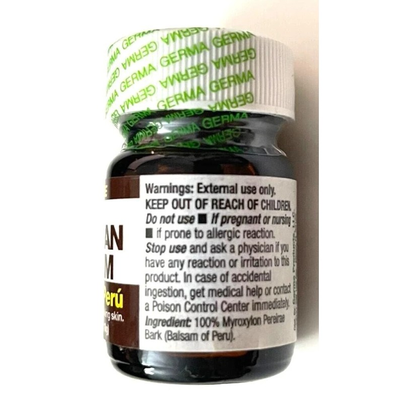 German Peruvian Balsam Balsamo del Peru for Healthy Looking Skin.