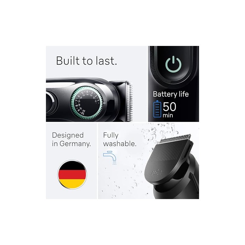 BRAUN Kit All-In-One Series 3, Recortadora de Barba, Nariz. Orejas