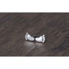 Minimalist Tiny Feet Stud Earring for Women Silver Small Cute