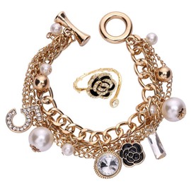 Gold Bracelets for Women Camellia Bracelets Gifts for Women