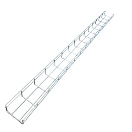 Kable Kontrol Cable Tray- 5 Feet Long - 4" Width, 2” Depth – Wire Mesh Tray Cable Management Rack Cords Organizer Cable Basket, Zinc Plated Steel NEC Approved for Network, Fiber Optic, Cabling