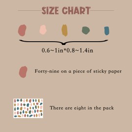 MUWEOL Irregular Polka Dot Wall Decals - Small Dalmatian Dot Wall Stickers,Color Shapes Decal,Irregular Marble Stone Wall Stickers (Polka dots Wall Decal)