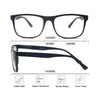 OLOMEE Large Reading Glasses Mens Oversized Wide Readers +2.75 Lightweight