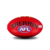 Sherrin AFL Replica All Surface Football, Red, Size 1