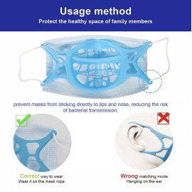 Unbranded 3D Face Mask Bracket Mouth Separate Inner Stand Cover Inner Stand Support Frame