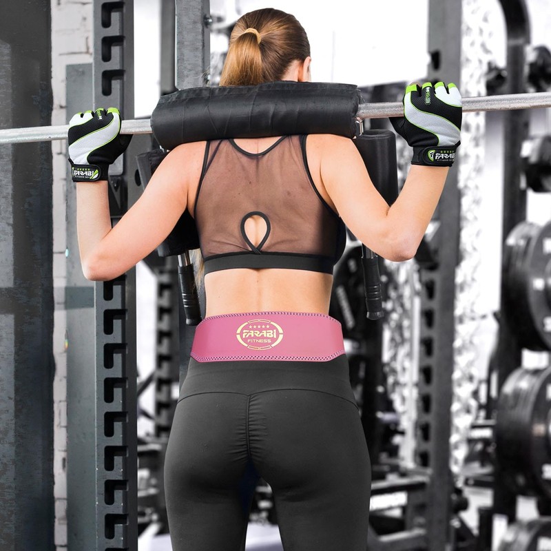 Farabi Weight Lifting Fitness Gym Gloves Powerlifting Training Pair (Green,