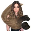 Ugeat Weft Hair Extensions Brown Sew in Hair Extensions Real