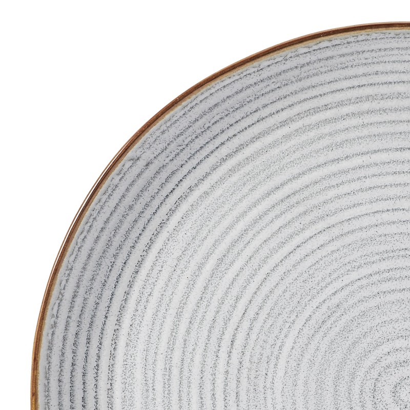 Pfaltzgraff Rowan Gray 12 Piece Plate Bowl Dinnerware Set, Service