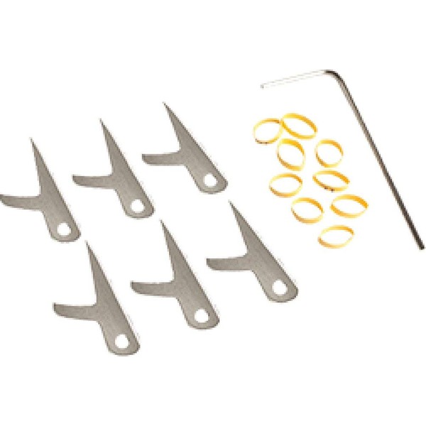 Swhacker Low Pound Replacement Blades with 3 Blade Heads, 100 Grain, Silver