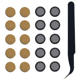 TENNMAK - Filtro de repuesto para auriculares Raycon todos los días, fitness, impactos, malla antipolvo, 10 pares