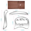 3-in-1 Stainless Steel Gua Sha Muscle Scraper Tool, IASTM Tools,