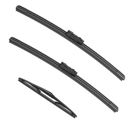 ANIKLUIM® 24"+18" Wiper Blades with 14" Rear Wiper Blade Set Replacement for 2017-2023 CX-5 CX-9 Windshield Wipers Original Factory Quality (Pack of 3)