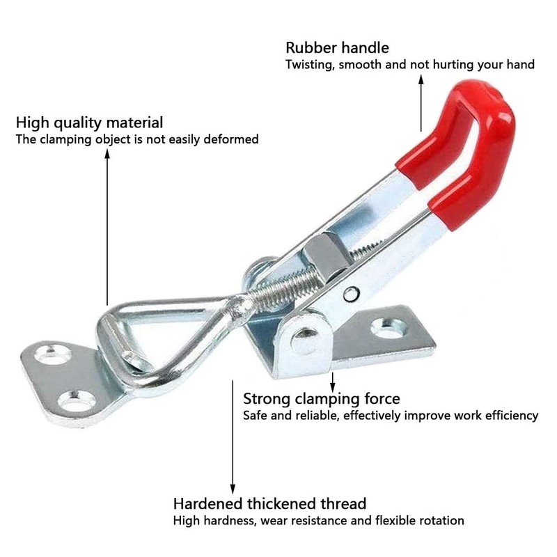 WANGCL 4PCS Lever Latch Latch Box Toggle Clamp Lever Ladder