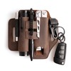 Gentlestache Multitool Leather Sheath for Belt, EDC Organizer, Multitool Pouch,Leather