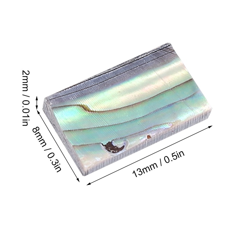 10Pcs Abalone Shell Inlay Natural Guitars Inlay Material Guitar Fretboard