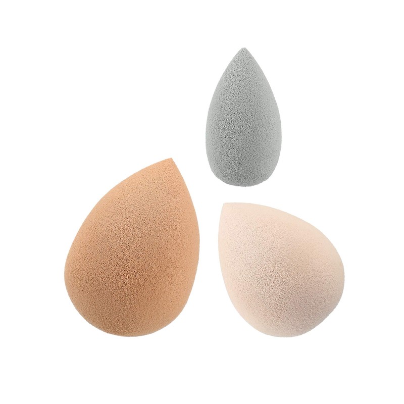 LUSSONI Raindrop Make-Up Sponges in Three Sizes Set of 3