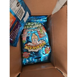War Heads Pucker Packs  Sour Dippin Sour Stick & Powder  Collectors Sealed Box