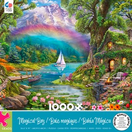 Ceaco - 1000 Piece Jigsaw Puzzle - Steve Sundram - Magical Bay - Relaxing and Fun Activity for Adults