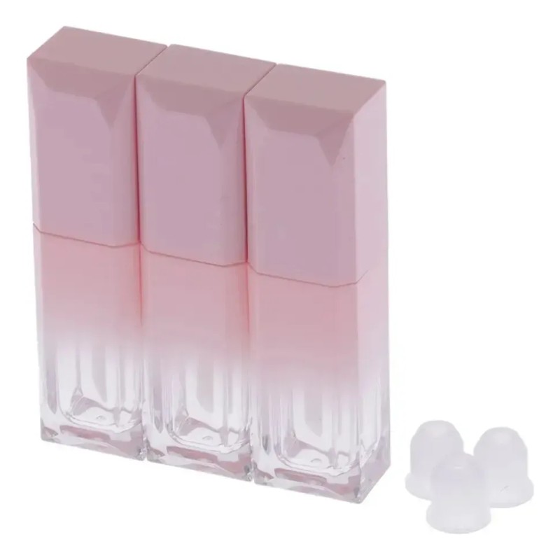 Envase Pequeño Para Pintalabios Con Tubo Brillante Al Vacío,