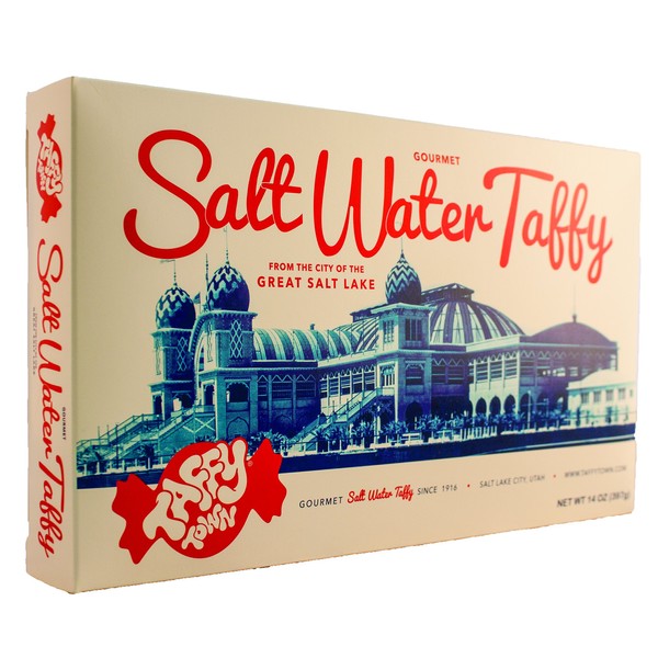 Gift Box 14 Ounces (Assorted) Salt Water Taffy - Gourmet Taffy by Taffy Town