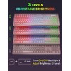 Wireless Keyboard and Mouse Combo - RGB Backlit, Rechargeable &