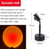Yelita Sunset Red Rainbow Floor Lamp & Sunset Projection Lamp