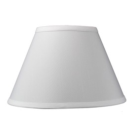 6x12x8 Threaded UNO Downbridge Lampshade White - Perfect for small table lamps, desk lamps, and accent lights -Medium, White