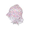 Sterntaler Girls' Peaked Cap Bathing Cap Flowers with Neck Protection