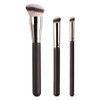 Ramedi Angle Foundation Concealer Brush Set of 3, Mixed Colors, 1 Piece / Ramedi 앵글 파운데이션 컨실러 브러쉬 3종 세트, 혼합색상, 1개