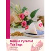 TeeLux Lemon Ginger Hibiscus Tea, Refreshing Lemongrass With Spicy Ginger,