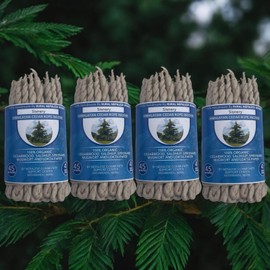 Lamatar1  Sisnery Cedar Rope Incense Set of 4 Natural Cedar Fragrance From Nepal