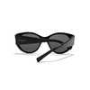 HAWKERS Miranda Sunglasses for Men and Women, black