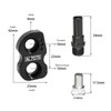 1Pair Folding Bike V Brake Extension Conversion Seat 14 to