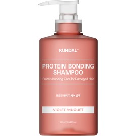 KUNDAL Protein Damage Care Shampoo #Violet Muguet Protein Bonding Shampoo 16.9 fl oz (500 ml) #Violet Muguet