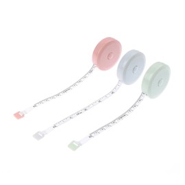 Pack of 3 1.5 m Tape Measure for Sewing, Double Scale Tape Measure Sewing, Metric/English Tape Measure for Sewing, Portable Soft Tape Measure Sewing Supplies, Mini Children's Tape Measure for Home Use