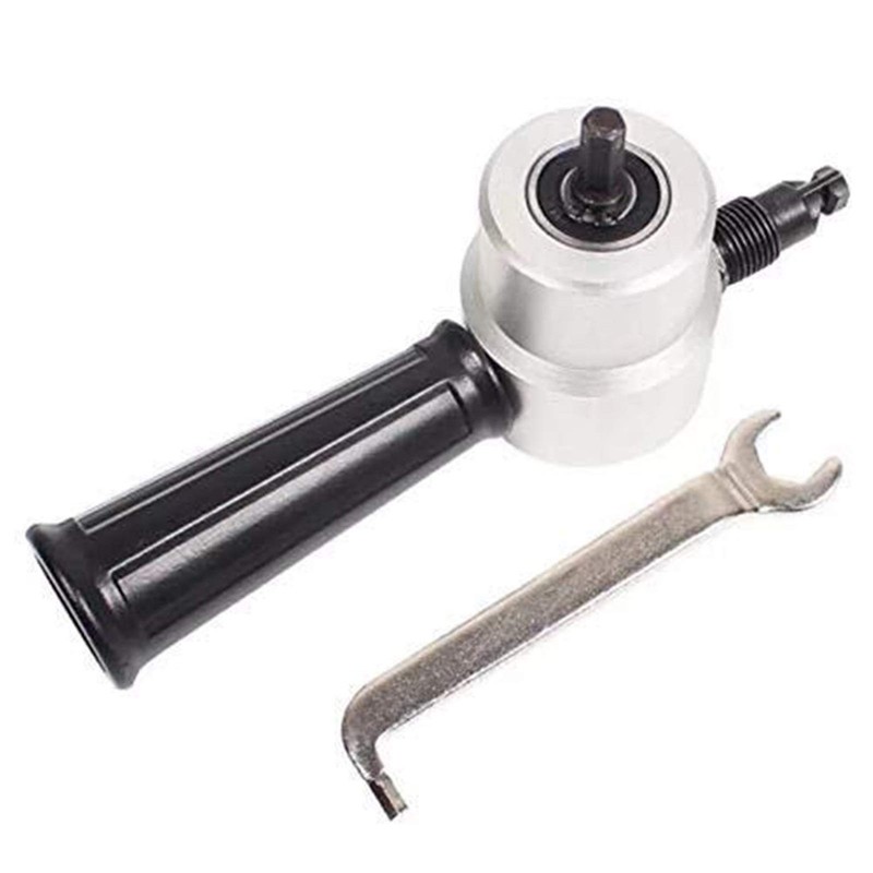 Drill， Double Head Sheet Metal Nibbler Cutter Holder Tool Power