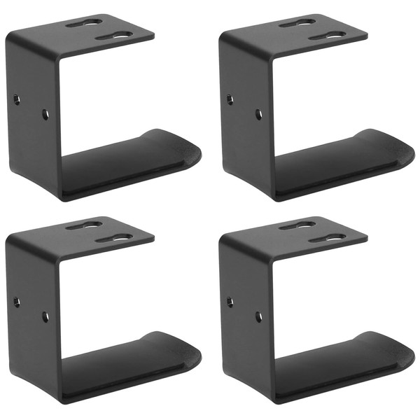 Aswalling 4Pack Headphone Hanger Under Desk Hook Holder Wall Mount,