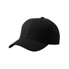 Men's Plain Baseball Cap Adjustable Curved Visor Hat-3P Black Charcoal