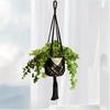 Outdoor Plant Hanger Macrame – Boho Macrame Plant Hanger For