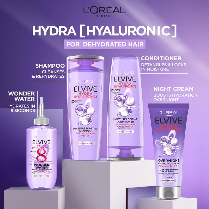 L'Oréal Paris Elvive Hydra Hyaluronic Acid Overnight Hydrating Cream for