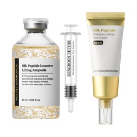Ingredient Editor Melting Thread Silk Peptide Ampoule 60ml + Eye Cream 50ml Set, 1 Set / 성분에디터 녹는실 실크 펩타이드앰플 60ml + 아이크림 50ml 세트, 1세트