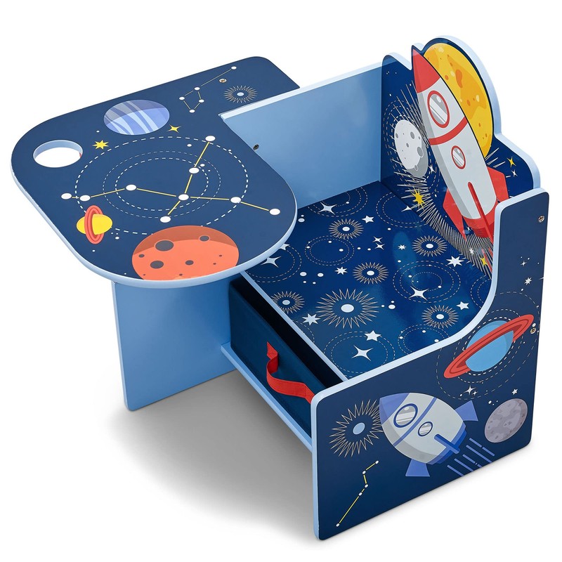 Delta Children Space Adventures Chair Desk with Storage Bin -