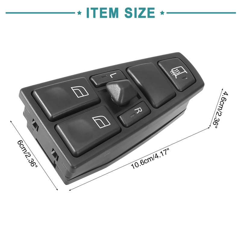 ACROPIX Driver Side Power Window Switch Lifter Electrical Control Button