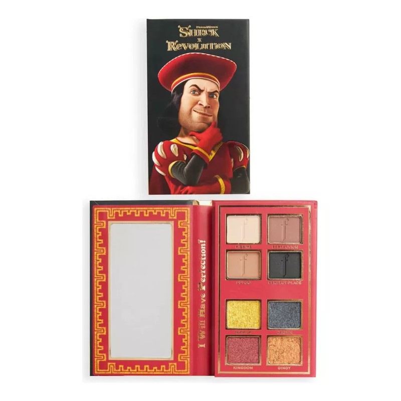 Revolution X Sherk, Paleta Farquad Y Gato + Labial Jengibre