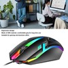 ciciglow Wired Gaming Mouse, 3 Buttons Ergonomic RGB Gaming Mice,