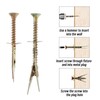 Self Drilling Wall Plugs with Screw Set Drywall Expansion Anchors