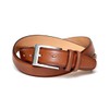 KIETH Men's Business Belt, Genuine Leather, Camel, Brown, Kip Leather,