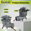 Carbhub Carburetor Replacement for 390323 394228 398170 7HP 8HP 9HP